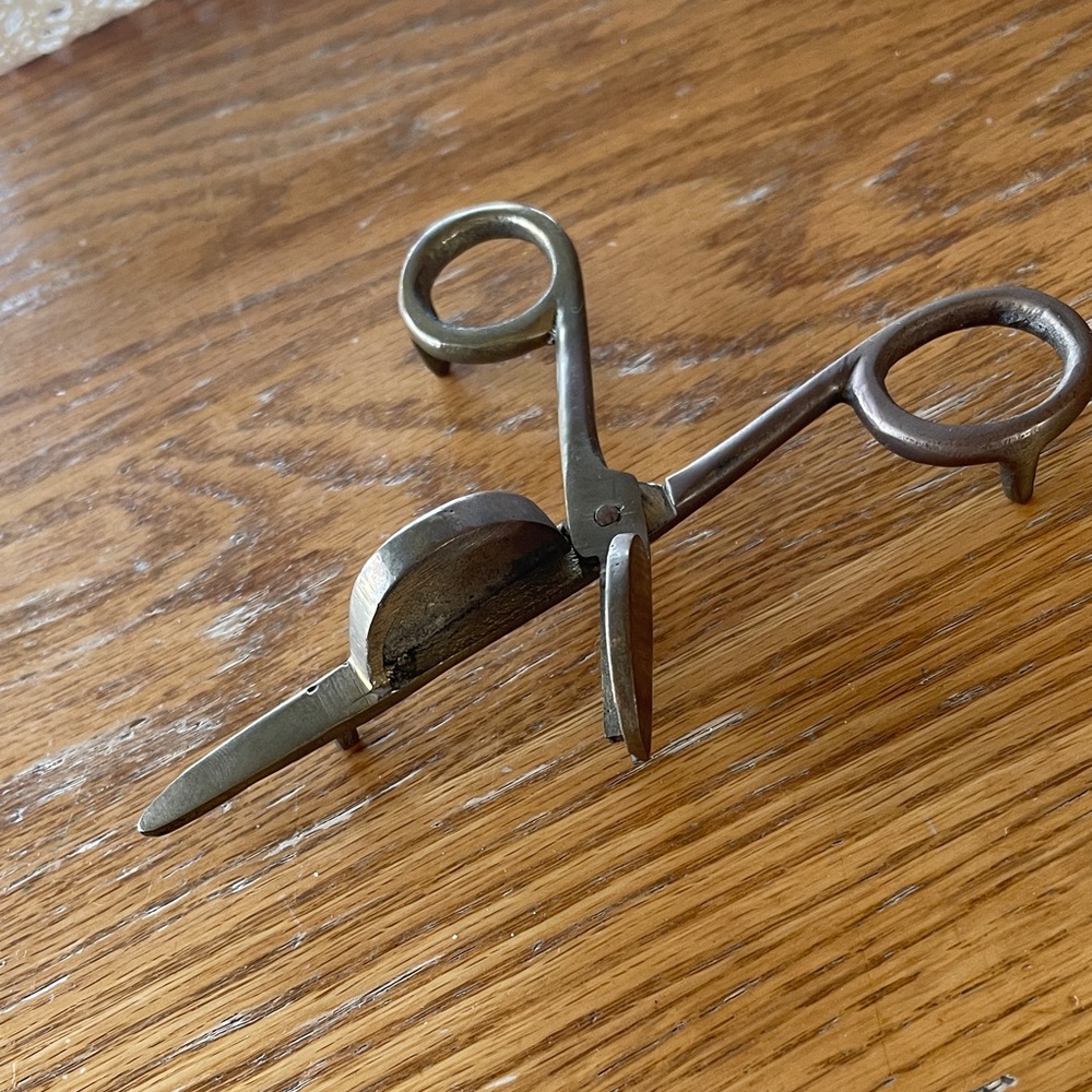 Vintage Brass Candle Wick Trimmer🌺